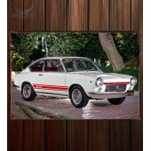 Металлическая табличка Fiat Abarth OT 1300 Coupe